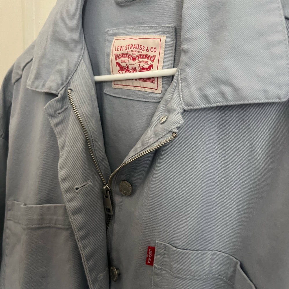 Levi’s Button up jacket sauver baby blue